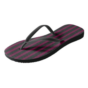 Chanclas Rayas púrpuras