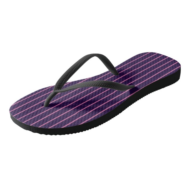 Chanclas Rayas rosadas y moradas (Angular)
