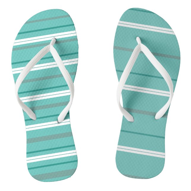 Chanclas Rayas Verdes de Acuario (Plantilla)