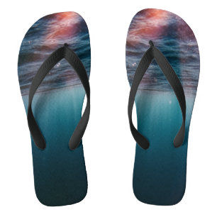 Chanclas rayos de sol bajo el agua