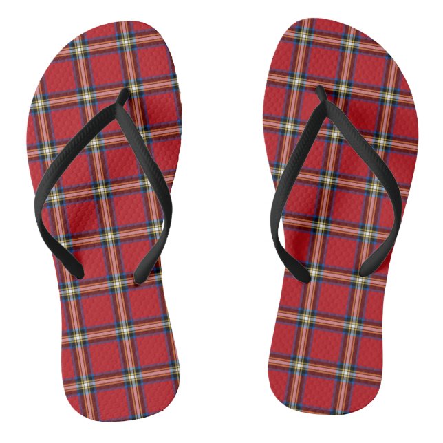 Chanclas Red Plaid, Royal Stewart Tartan (Plantilla)
