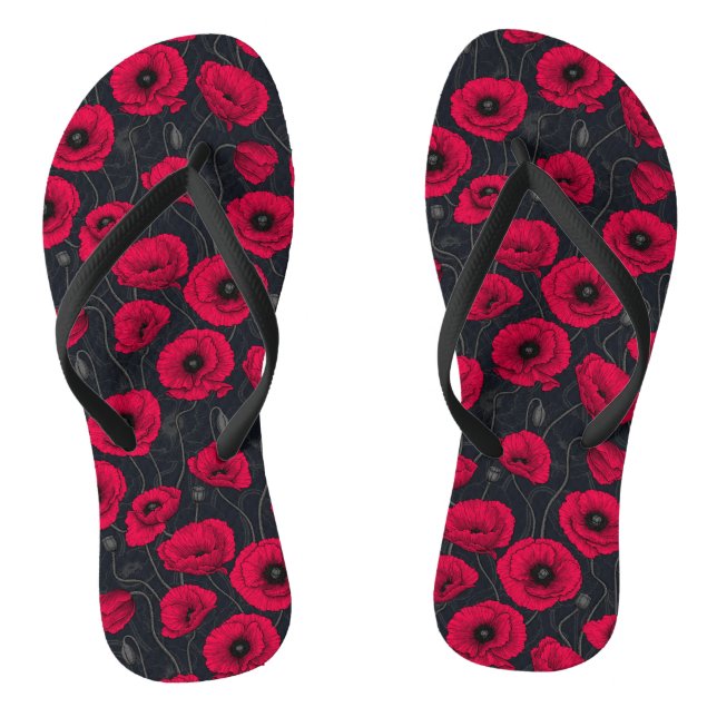 Chanclas Red Poppies (Plantilla)
