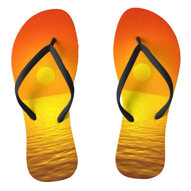 Chanclas Reflexión del atardecer (Plantilla)