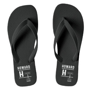 Chanclas Regalo de Cumpleaños con Nombre Personalizado de H