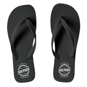Chanclas Regalo de cumpleaños con nombre personalizado Shep