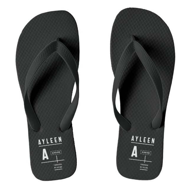 Chanclas Regalo de Cumpleaños Personalizado Ayleen (Plantilla)