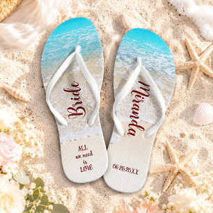 Chanclas Regalos de Despedida de Soltera de Playa de Verano
