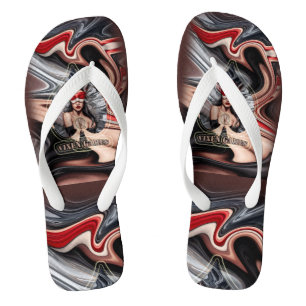 Chanclas Reina Vixena De Espadas Diseño plegado