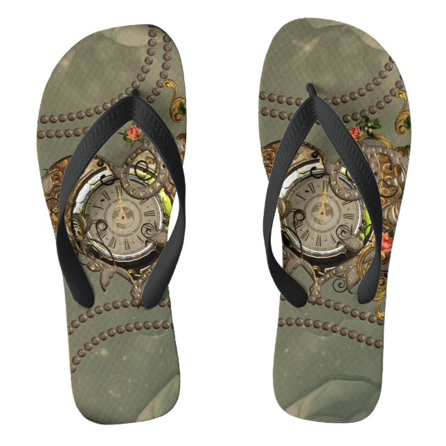 Chanclas Reloj de vapor maravilloso (Plantilla)