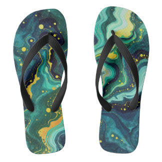 Chanclas Remolinos Galácticos en Colores Vívidos 2