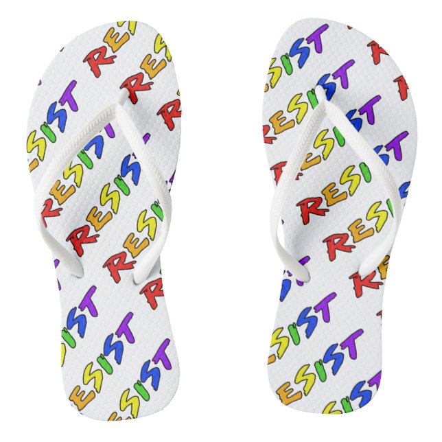 Chanclas ¡Resistid con orgullo! (Plantilla)