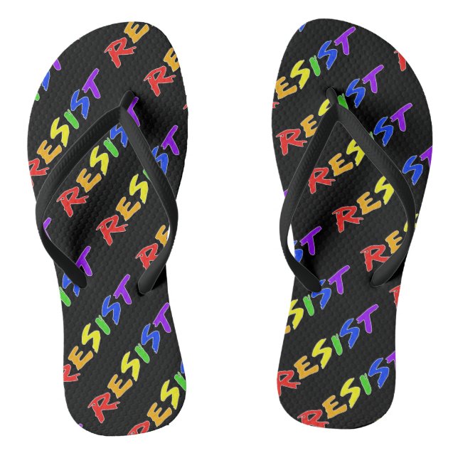 Chanclas ¡Resistid con orgullo! (Plantilla)