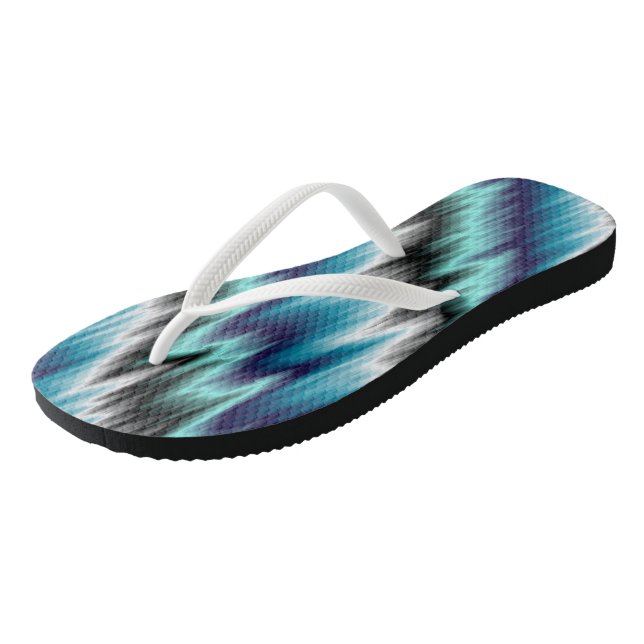 Chanclas Resumen azul en blanco y negro (Angular)