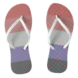 Chanclas Resumen Bandera del Orgullo Cupioromántico