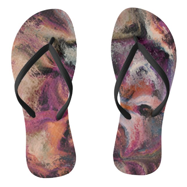 Chanclas Resumen colorido (Plantilla)