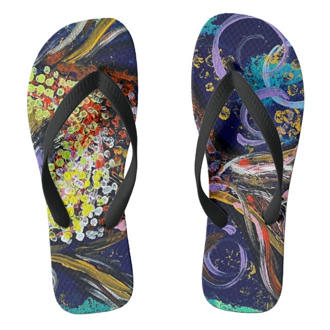 Chanclas Resumen de arte Flip Flops (Plantilla)