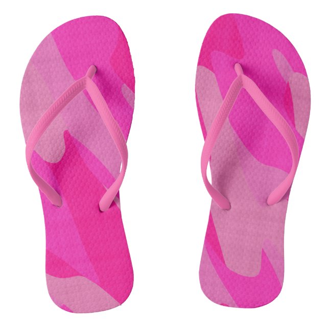 Chanclas resumen de camo rosa (Plantilla)