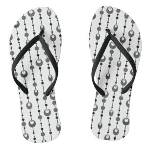 Chanclas Resumen de diseño retro decorativo