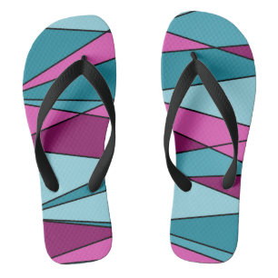 Chanclas Resumen de formas geométricas modernas triángulo