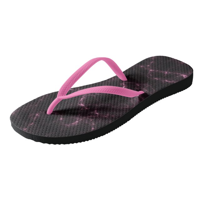Chanclas resumen de la marble rosa y negra (Angular)