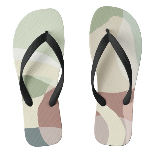 Chanclas Resumen de la Tierra (Plantilla)