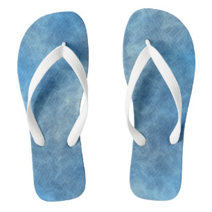 Chanclas Resumen de mármol azul