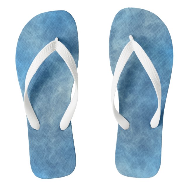 Chanclas Resumen de mármol azul (Plantilla)