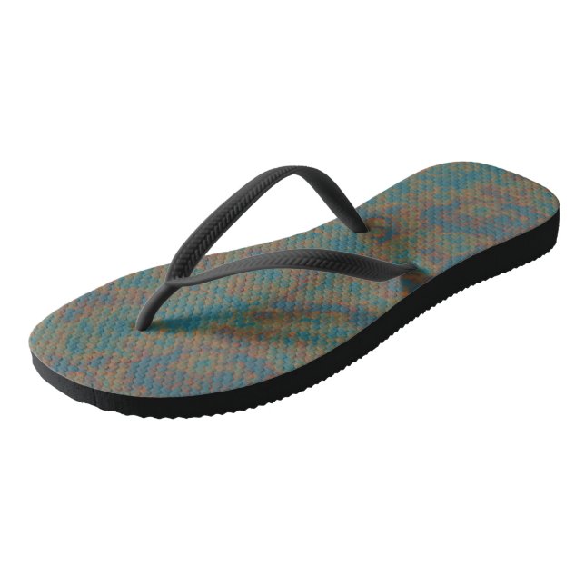 Chanclas Resumen de óxido de turquesa (Angular)