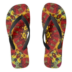 Chanclas Resumen mosaico moderno patrón de mosaico caleido