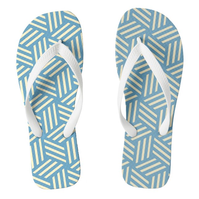 Chanclas Resumen retro Modelo de Cubos de ilusión óptica az (Plantilla)