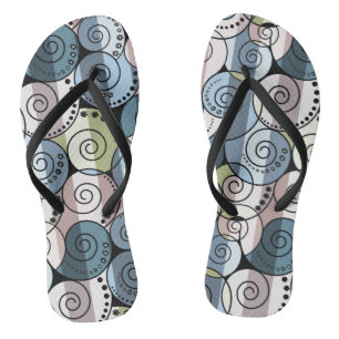 Chanclas Retro, espiral