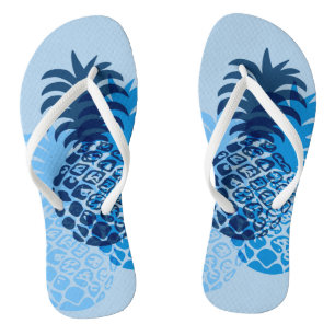 Chanclas Reversible tropical hawaiano de la piña de Momona