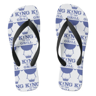 Chanclas Rey Del Grill, Azul