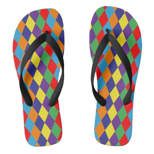 Chanclas Rhombus de colores (Plantilla)