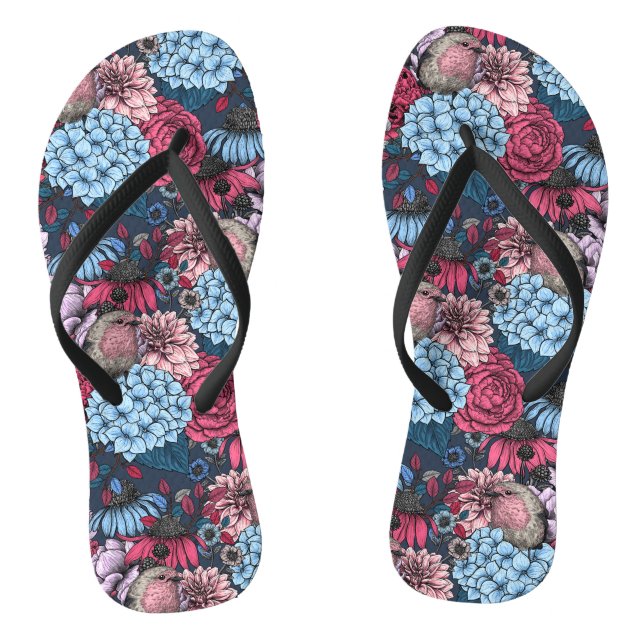 Chanclas Robins en el jardín 3 (Plantilla)