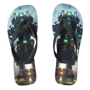 Chanclas Robot 4 flip flops anchos