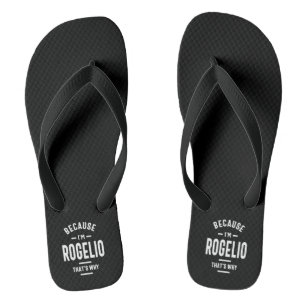 Chanclas Rogelio Nombre Personalizado Cumpleaños