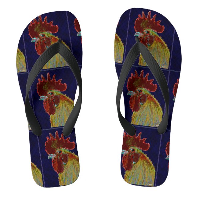 Chanclas Rooster: Cabeza estilo libre (Plantilla)