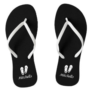 Chanclas Ropa de volteo de boda en la playa personalizada
