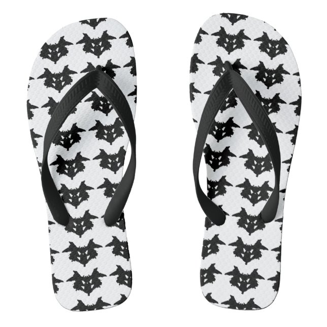 Chanclas Rorschach Inkblot (Plantilla)