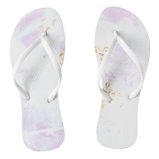 Chanclas Rosa Mar y Blanco (Plantilla)