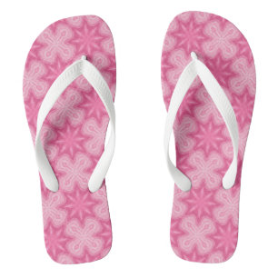 Chanclas Rosa Y Blanco