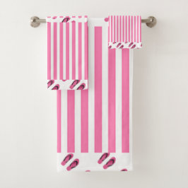 Chanclas rosadas para niños blancas