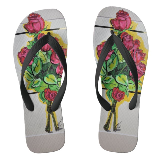 Chanclas rosas (Plantilla)
