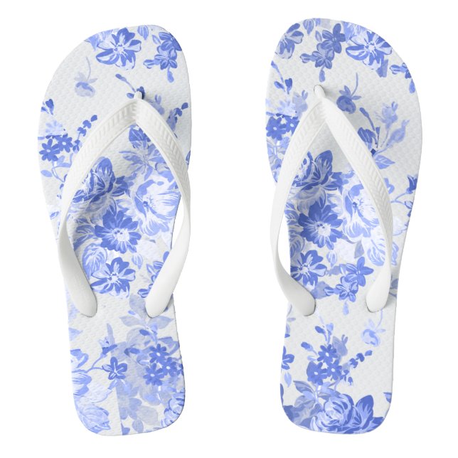 Chanclas Rosas Azules Flip Flops Casual Wear (Plantilla)