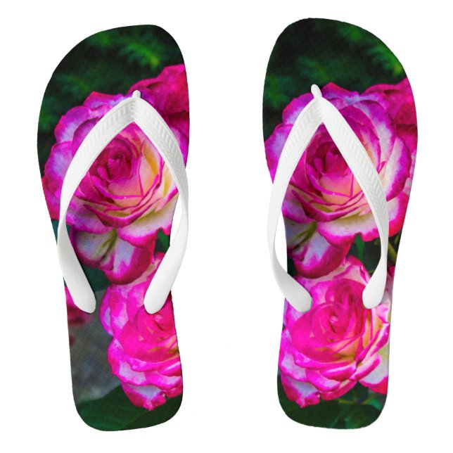 Chanclas Rosas de belleza (Plantilla)