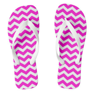 Chanclas Rosas fuertes Chevron
