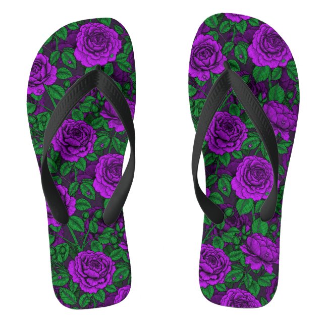 Chanclas Rosas morados (Plantilla)