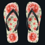 Chanclas Roses rojos sobre puntos blancos y limínicos rompe<br><div class="desc">FLIP FLOPS para MUJERES o HOMBRES con un diseño personalizado de una gran rosa roja sobre verde limón detrás de puntos de polka blanco - cambia el color de fondo a cualquier cosa si no estás loco por el verde. ¡Genial para el traje fiesta KY Derby! Tenemos una CAMISETA, TIE,...</div>