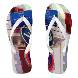 Chanclas Rótulos de la Calle Francesa